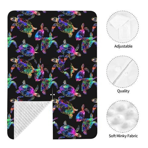 Sea Turtle Baby Car Seat Canopy Nursing for Breastfeeding Multi-Use Infant Stretchy Carrier Carseat Winter Cover