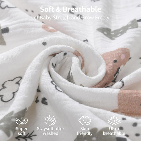 Newborn,2 Pack 41 41 inches Rayon from Bamboo Swaddle Blankets for Breathable Soft Receiving Blanket,Large x Swaddle