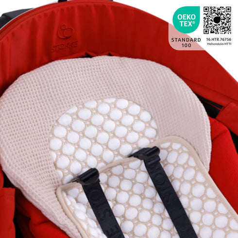 4D 5x29) Iceberg Stroller Liner - Iceberg Fabric, Quick-Dry, Universal Fit, Oeko-Tex Certified, Refreshing Comfort