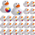 Vinsot 72 Pcs Autism Awareness Stuff Accessories Autism Awareness Rubber Duckies Colorful