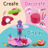 Drama Planet Craft Kits for Kids, Make Your Own Mini Desserts with Air Dry Clay, Create & Display Clay Creations, Art
