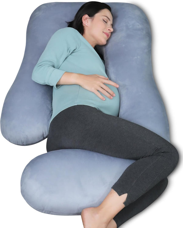 MOON PARK Pregnancy Pillows for Sleeping - 57 Inch U Shaped Full
