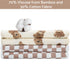 2 Pack 70% 30% 22'' 10'' LifeTree Muslin Baby Burp Cloths - Viscose from Bamboo and Cotton Large by Absorbent Milk Spit