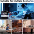 Gyliziex 2K 5G 2.4G Clock Camera, & WiFi Indoor Pet Nanny Cameras with Alarm for Home, Full Color Night Vision, Human