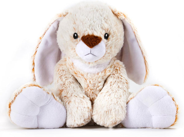 LURKOMEMO Bunny Microwavable Weighted Stuffed Animals,Heating Pad Animal for Period Cramps&Pain,Lavender Scented Heatable&Coolable