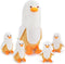 Auspicious beginning 5 PCS Banana Duck Plush Stuffed Animal Family, 20'' Cute