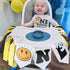 RTHPY 1st One Happy Dude High Chair Banner Boy First Highchair Banner for Birthday Decorations, One Happy Dude Birthday