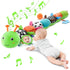 Tummy Time Baby Toys Sensory Musical Animal Stuffed Car Seat Toy for