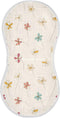 decor gift Cotton Large Burp Cloths for Baby Good Absorbent? Daisy Flower Offwhite spit