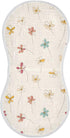 decor gift Cotton Large Burp Cloths for Baby Good Absorbent? Daisy Flower Offwhite spit