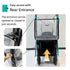 Hiviva W4 4 Stroller Rain Cover Compatible with Wonderfold Wagon, Seater Wagon Stroller Rain Cover Waterproof