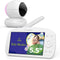 SANNCE Baby Monitor with 1080P Camera & Night Light,5.5" Baby Monitor with Temperature