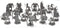 DRUNK'N DRAGON DND Enemies Minis - 25 Fantasy Miniatures for Tabletop/Dungeons and Dragons Roleplaying Games