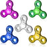 Fidget Toys Adults 5 Pack,Electroplated Metal Fidget Spinner Stress Reducer,High Speed 3-5