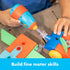 Educational Insights Design & Drill Build-It Bucket with Electric Drill Toy, 41 Pieces, Preschool STEM Toy