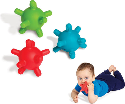 Edushape Set 3 - Multicolor Teething Balls