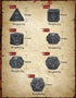 DND Metal Dice Set - Polyhedral D&D Dice with Gift Box for Dungeons and Dragons RPG Table Games