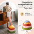5pcs 3-5 Tiny Land Stepping Stones for Kids, Non-Slip Toddler Stepping Stones, Sensory Stepping Stones for Promoting