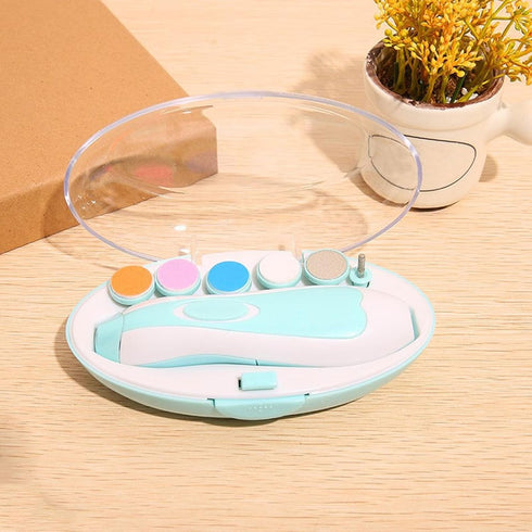 Trimmer, Trimmer Set Baby Electric Nail Infants Nail File LED Baby Nail File Electric Nail Manicure Toes Fingernails