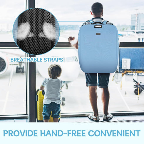 Backpack YOREPEK Padded Stroller Travel Bag for Airplane, Fits for Doona Stroller with isofix Base, Sturdy Stroller Bag
