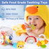 MOONTOY Baby Rattles Teether Set, 9PCS Sensory Toys for 0-12 Month Old Baby Boy Girl, Early Development Gifts
