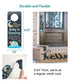 Funplus Baby Sleeping Sign, Do Not Knock or Ring, Plastic Door Knob Hanger Sign