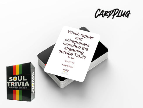Soul Trivia - Celebrate African-American Urban Culture with 100 Trivia Cards for Game Nights