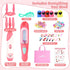 51 Dreamon Pcs Hair Styling Tools - Hair Gem Stamper Kit and Automatic Hair Braider - Bling Hair Jewels for Girl