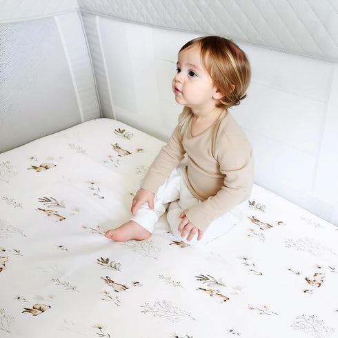 Pack Set 2 Pack, GRSSDER Stretch Ultra Soft Jersey Knit Fitted n Play Sheets Portable/Mini Crib Sheets for Boys