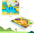 TOY Life Wooden Puzzles for Toddlers Ages 2-4, 7 Piece Dinosaur Puzzle, Educational Toys for Ages 1-3