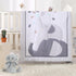 Set 3 Set, Set Wowelife Crib Bedding for Boys, Premium Piece Elephant Baby Crib Bedding Baby Nursery Crib Comforter