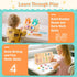 Counting LovesTown Preschool Learning Toys, Educational Math Manipulatives Finger Blocks, Tracing Number for Toddlers