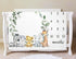 Safari Milestone Blanket, Jungle Wild Animals Baby Growth Chart, 50"x40" for New Moms