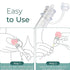 Reusable Colostrum Collector Kit with Storage Case - Essential Breast Milk Collector