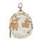 YETTASBIN Cute Highland Cow Portable Pacifier Holder Case with Metal Hook Buckle &