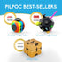 12 PILPOC theFube Fidget Cube with Sides - Handy Anxiety Toys for Kids and Adults - Fidget Dice for Stress Relief