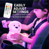 Lumipets Remote Control Silicone Night Light for Kids, Puppy Design with 9 Soft Colors & Sleep Timer