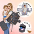 Dikaslon Diaper Bag Backpack - Large Unisex Baby Bags with Portable Changing Pad, Pacifier Case, Stroller Straps