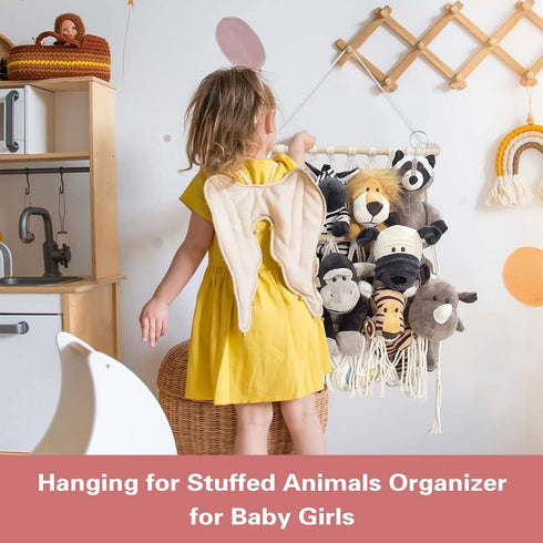 DOEGUAIY Hammock Hammock Stuffed Animal Net or Handmade Net for Stuffed Animals Corner Wall Hanging for Storage