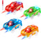 4pcs Tracks Cars Replacement - Light Up Magic Cars for Tracks Compatible with Glow in the Dark Toy Cars