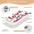 GuoChe Valentines Day Flowers Heart Branch Love You Mose Extra Large Resuable Changing Pad Covers Highly Absorbent