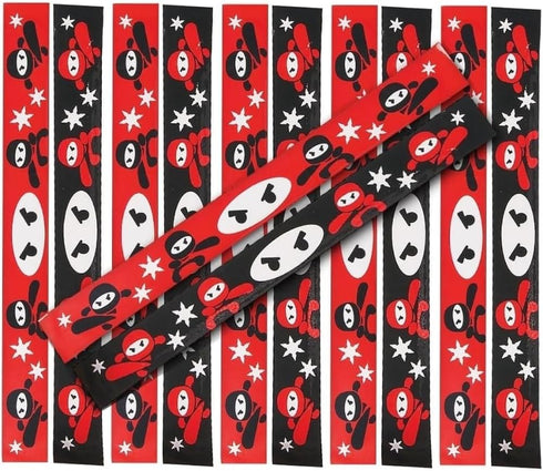 Fun Express Ninja Slap Bracelet - Jewelry - Slap Bracelets - 12 Pieces