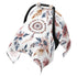 Dalzium Watercolor Ethnic Boho Floral Dreamcatchers Car Seat Cover Baby, Carseat Canopy Cover