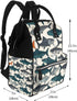 DWVTSLH Backpack Mummy Backpack fish Diaper Bag Multifunction Nappy Bags Waterproof Large Capacity Travel Essentials