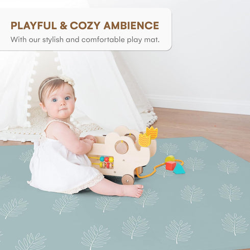 72x48 Inches Childlike Behavior Baby Play Mat - Extra Large, Foam Play Mat with Soft Interlocking Floor Tiles - Baby