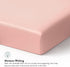 Tafts Crib Sheets, 100% Viscose Bamboo Fitted, 8 Inch Deep Pocket, Standard Crib & Toddler Mattress, Cooling Soft (28 x