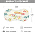 YETTASBIN Flip Flops Muslin Baby Burp Cloth, Super Soft Absorbent Cotton Burp Rag Baby Bibs Feeding Cloth for Newborn