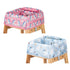 Sprouterie High Chair Cover for Baby Restaurant 2 Pack Blue and Pink Highchair