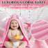 Individz Custom Hooded Unisex Baby Towel with Name, Personalized Soft Easter Bunny Bath Towel, Shower Towels for Girls