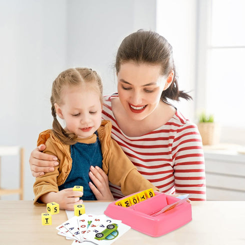 Fenikso Matching Letter Game - Alphabet Spelling & Reading Words Educational Toy for Preschooler & Kindergarten Kids